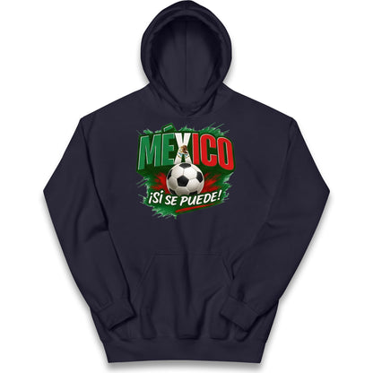 Mexico Retro World Cup Kids Hoodie 