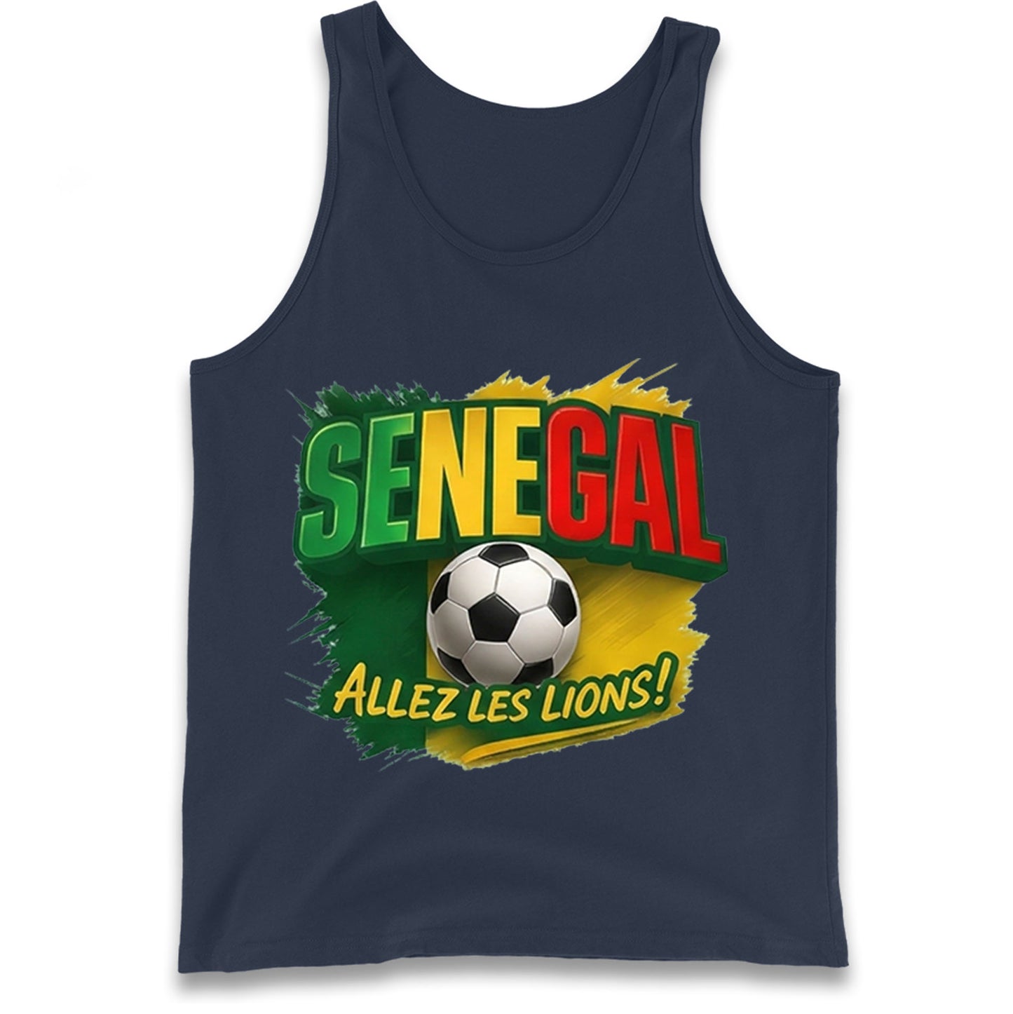 Senegal Retro World Cup Tank Top