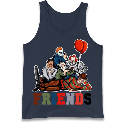 Horror Vintage Characters Friends Tank Top
