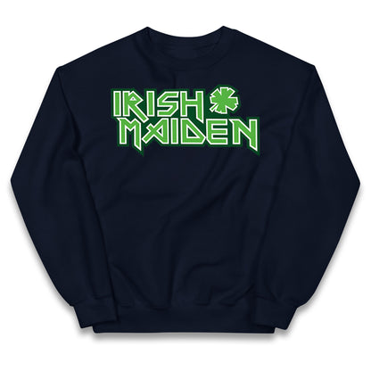 Irish Maiden St Patricks Day Kids Jumper