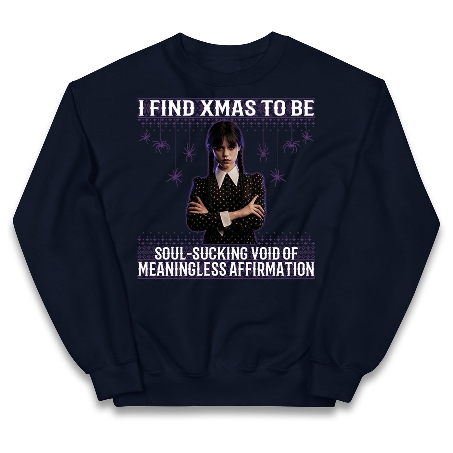 Wednesday Christmas Kids Jumper