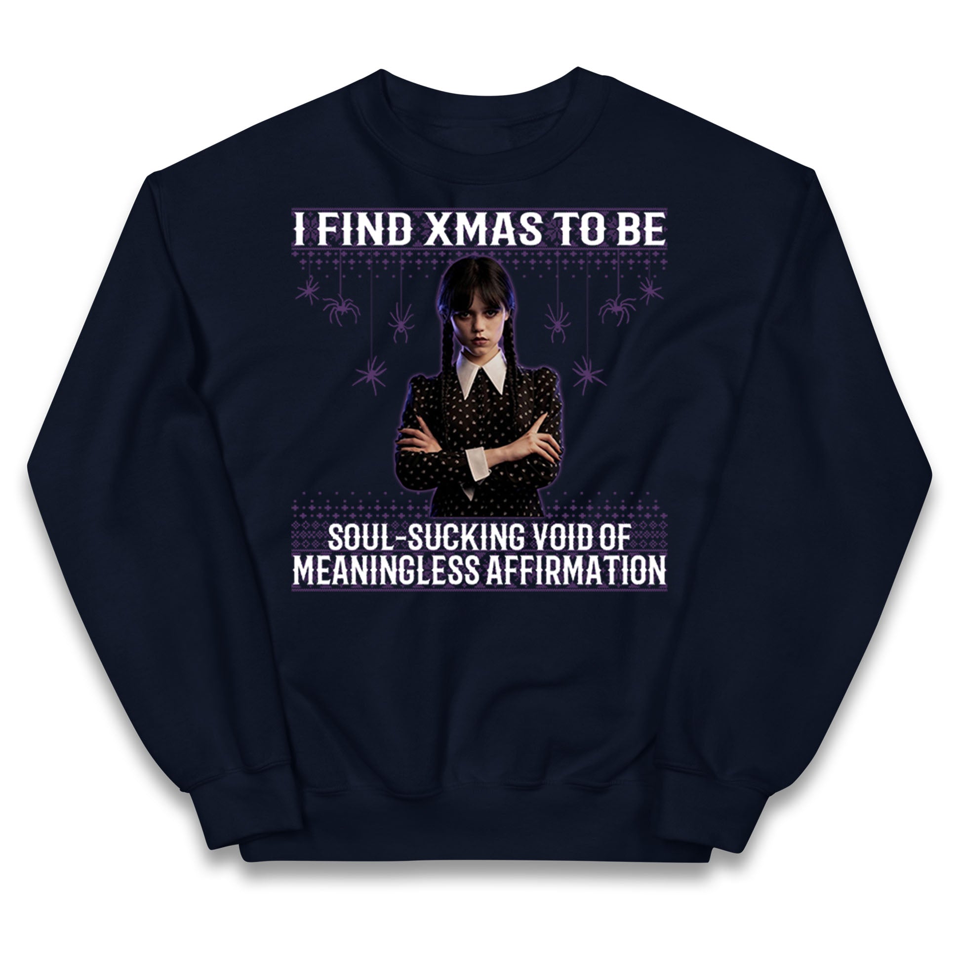 Wednesday Christmas Kids Jumper