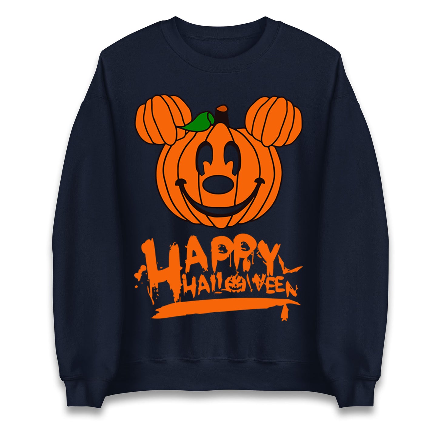 Mickey Mouse Pumpkin Happy Halloween Unisex Sweatshirt