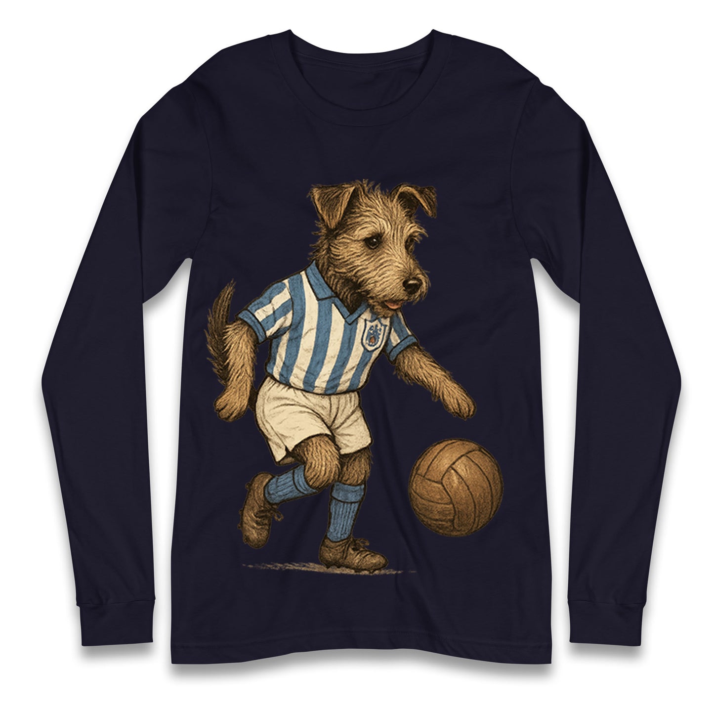 Retro Huddersfield Town Christmas Long Sleeve Shirt