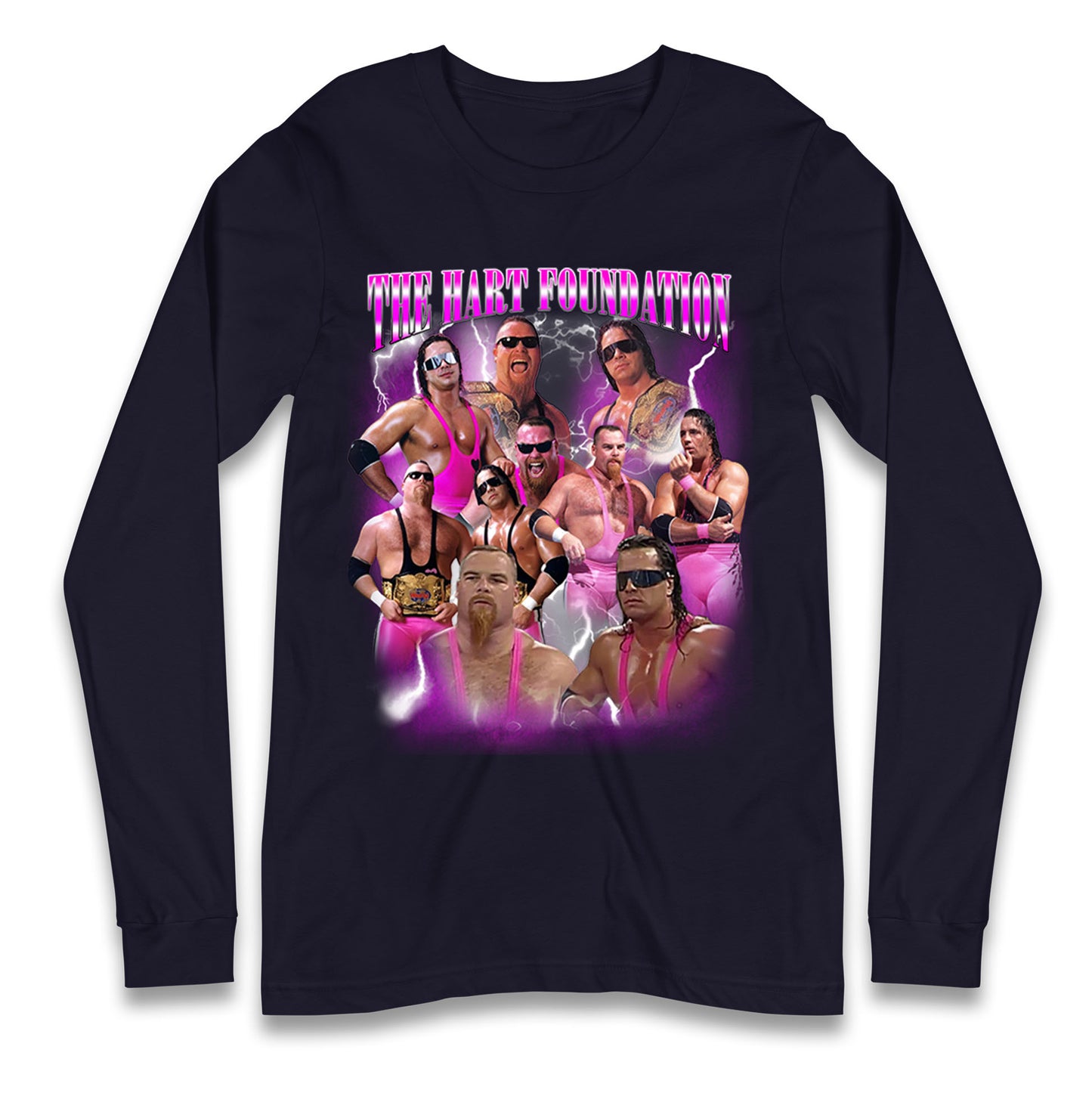 The Hart Foundation Bootleg Long Sleeve T Shirt