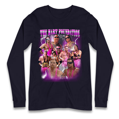 The Hart Foundation Bootleg Long Sleeve T Shirt