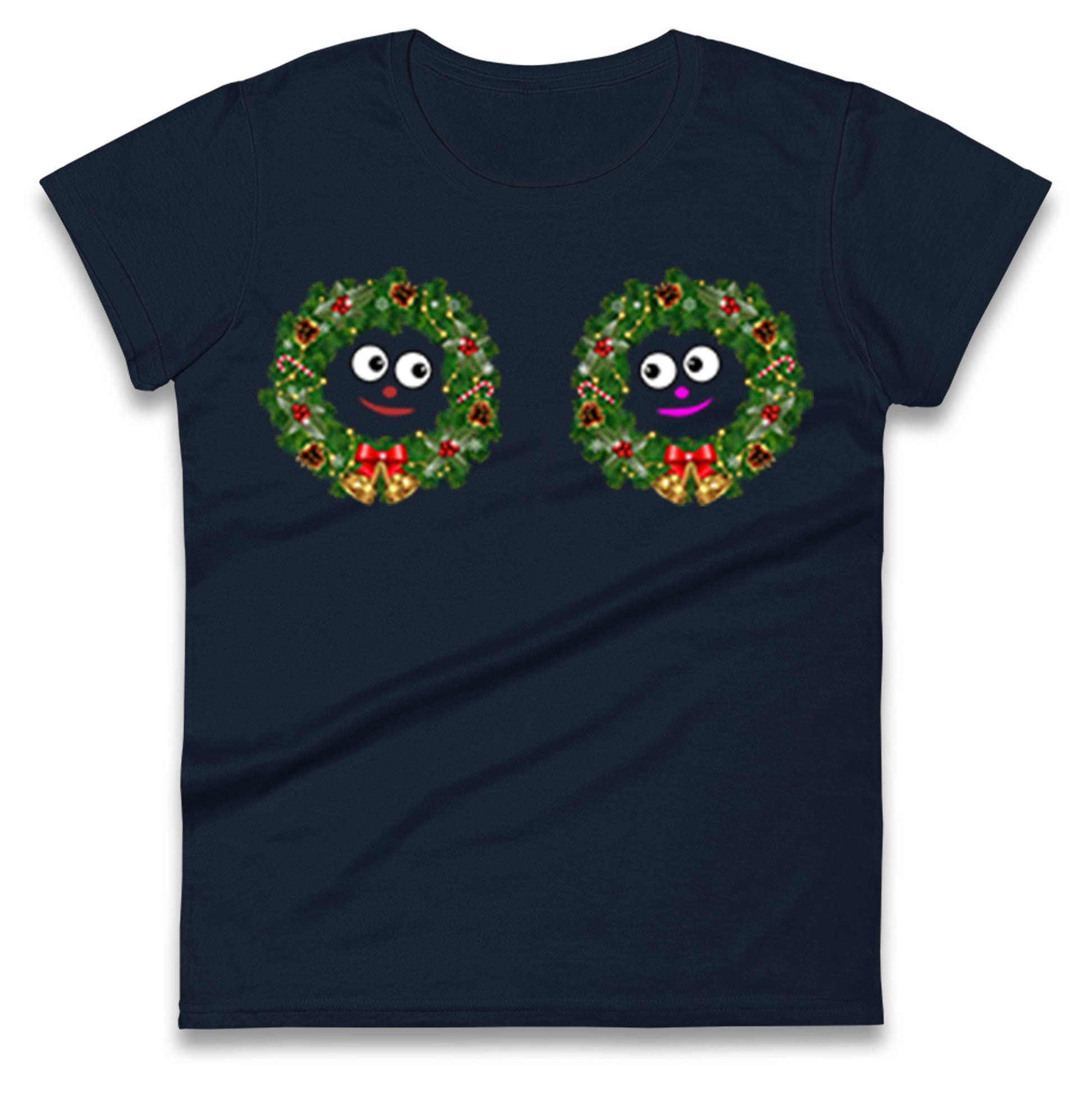 Christmas Decoration Rings Smiley Funny T Shirt