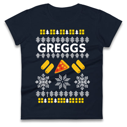 Greggs Christmas Ladies T Shirt