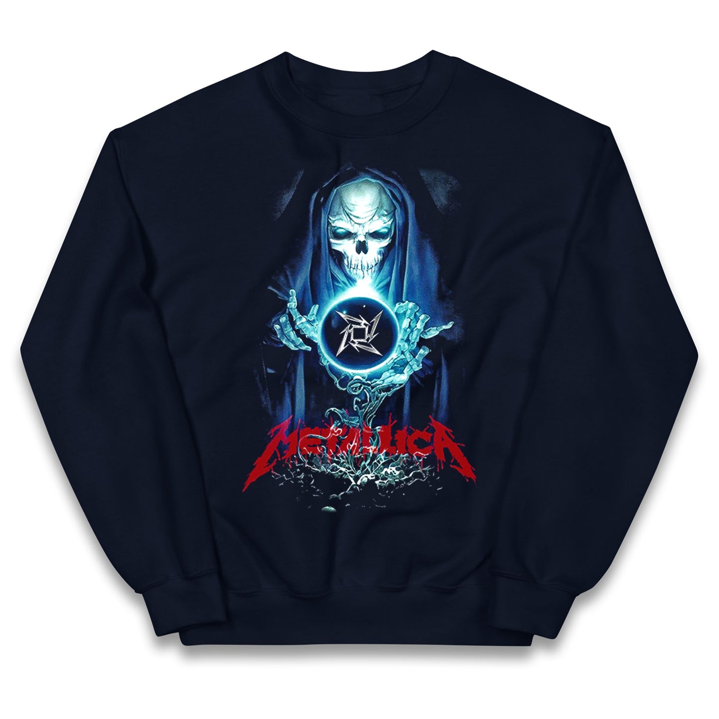 Metallica Skellington Sorcerer Kids Jumper