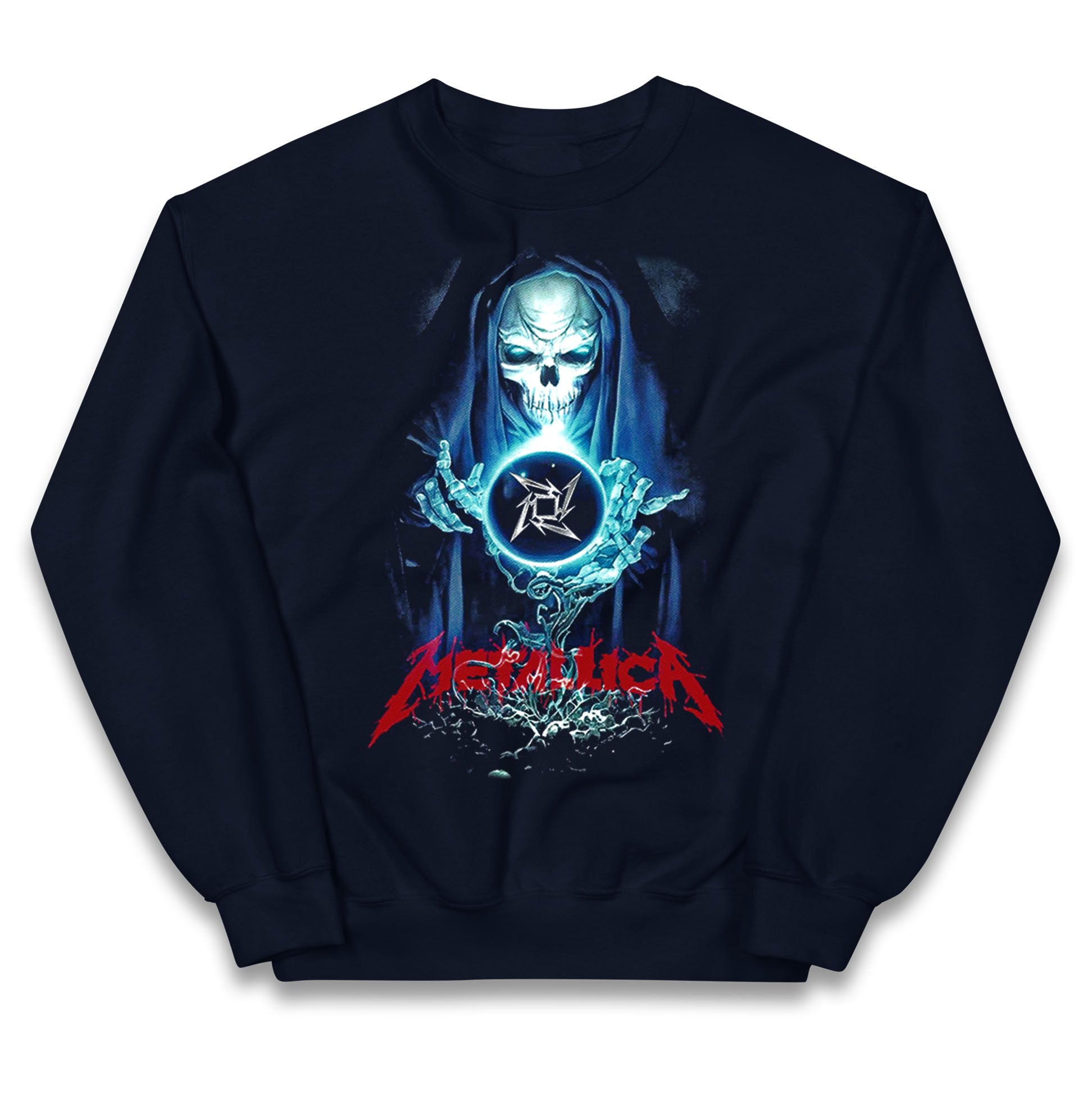 Metallica Skellington Sorcerer Kids Jumper
