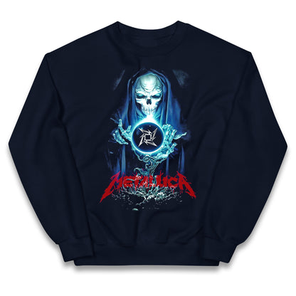 Metallica Skellington Sorcerer Kids Jumper