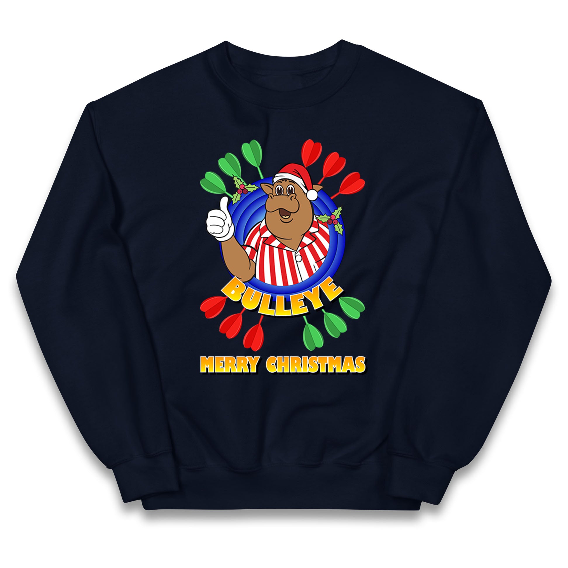 bullseye dartboard christmas jumper