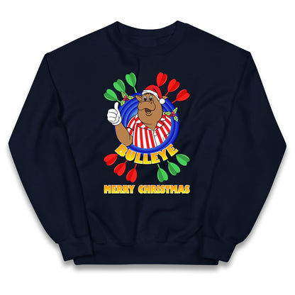 bullseye dartboard christmas jumper