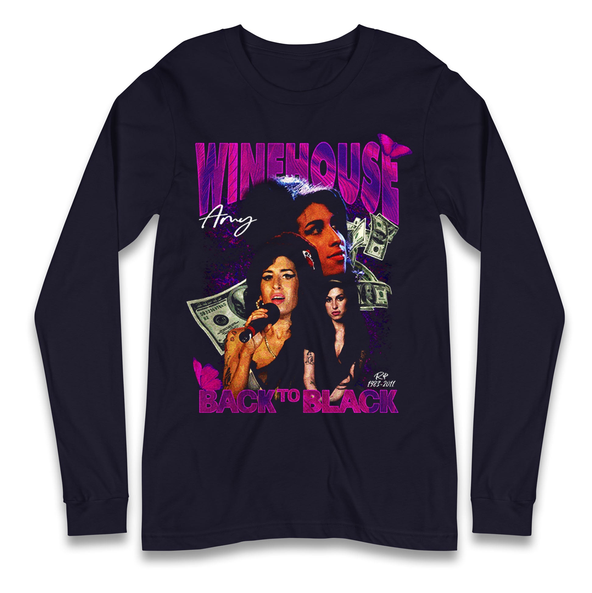 Amy Winehouse Longsleeve T Shirt