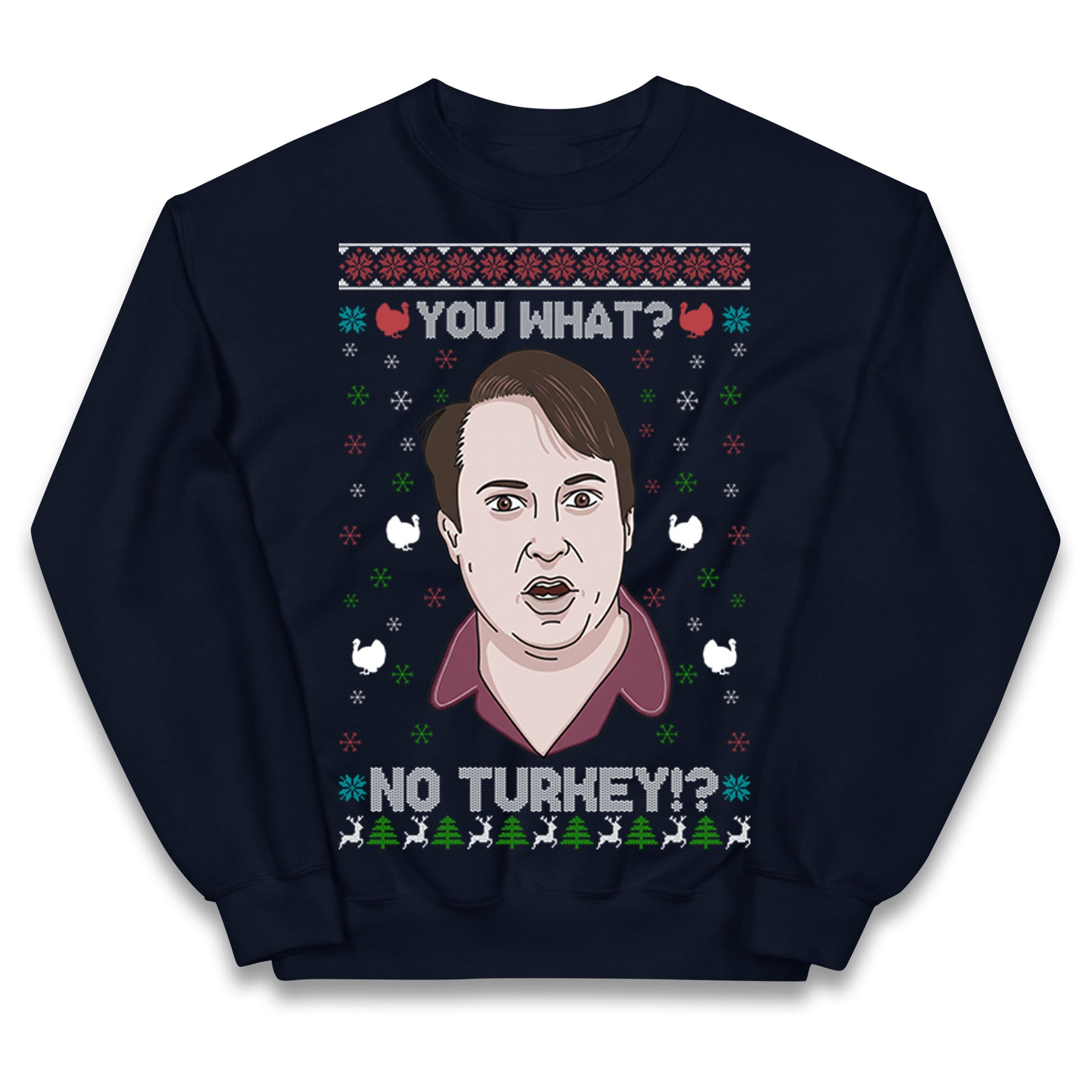 Peep Show Christmas Kids Jumper