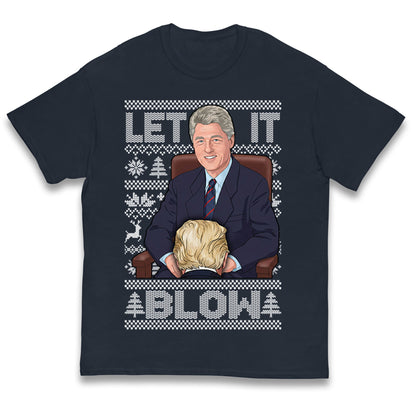 Bill Clinton Christmas Kids T Shirt