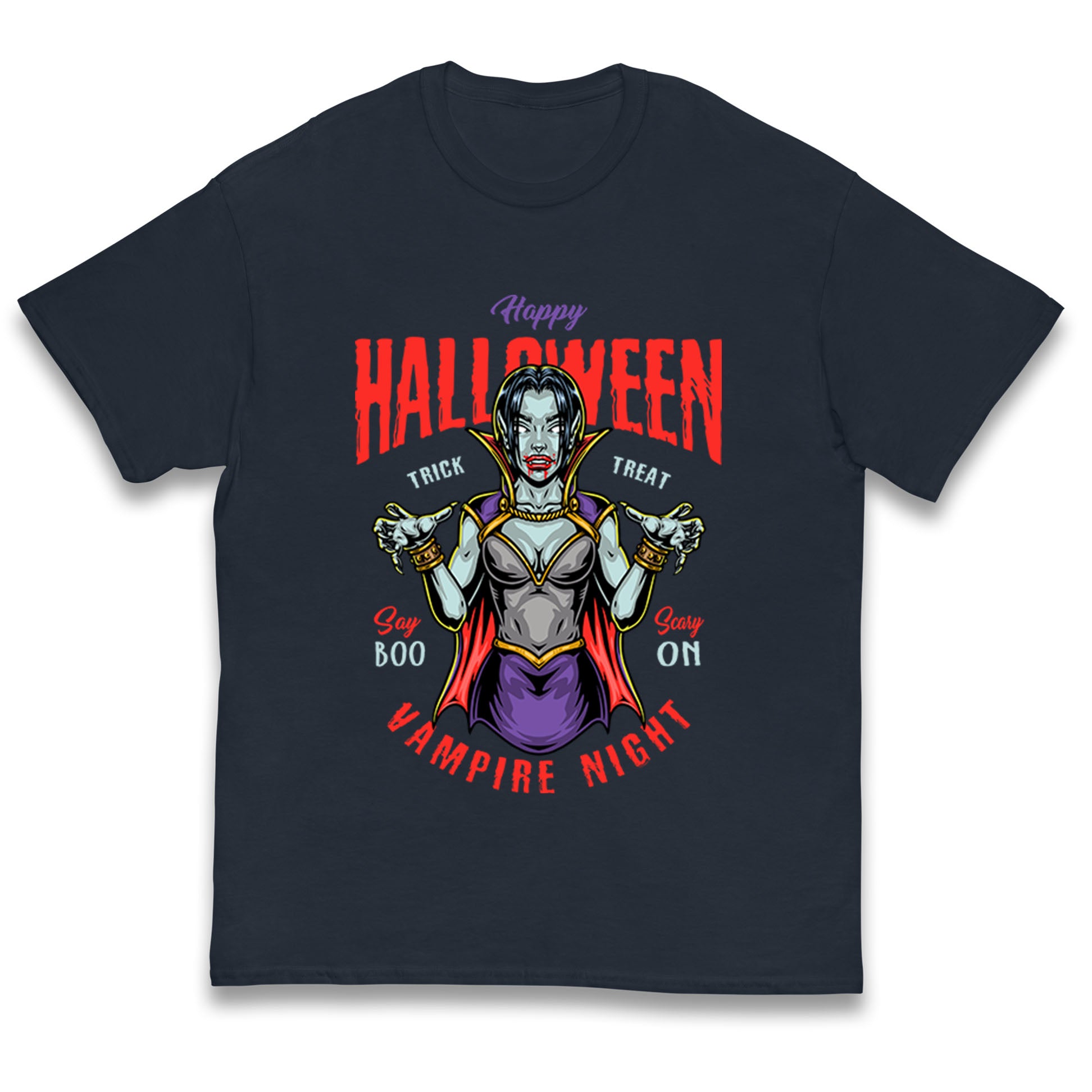 Halloween Vampire Kids T Shirt