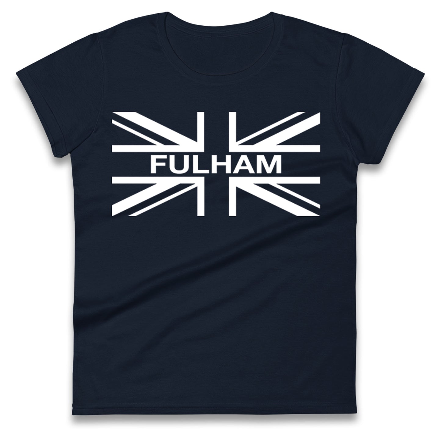 Fulham Football Flag Ladies T Shirt