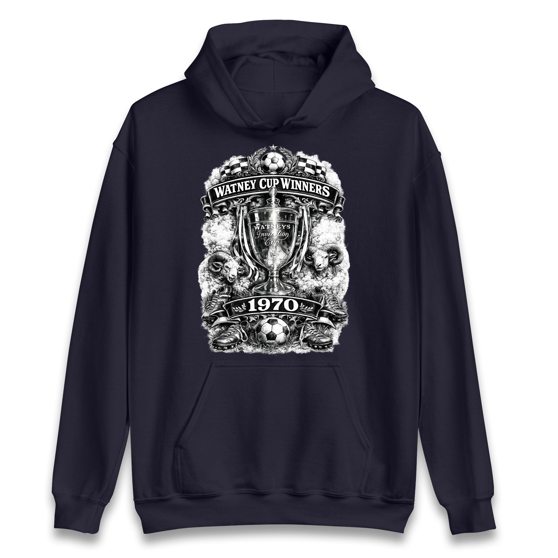 Retro Derby Watney Cup Winners 1970 Hoodie