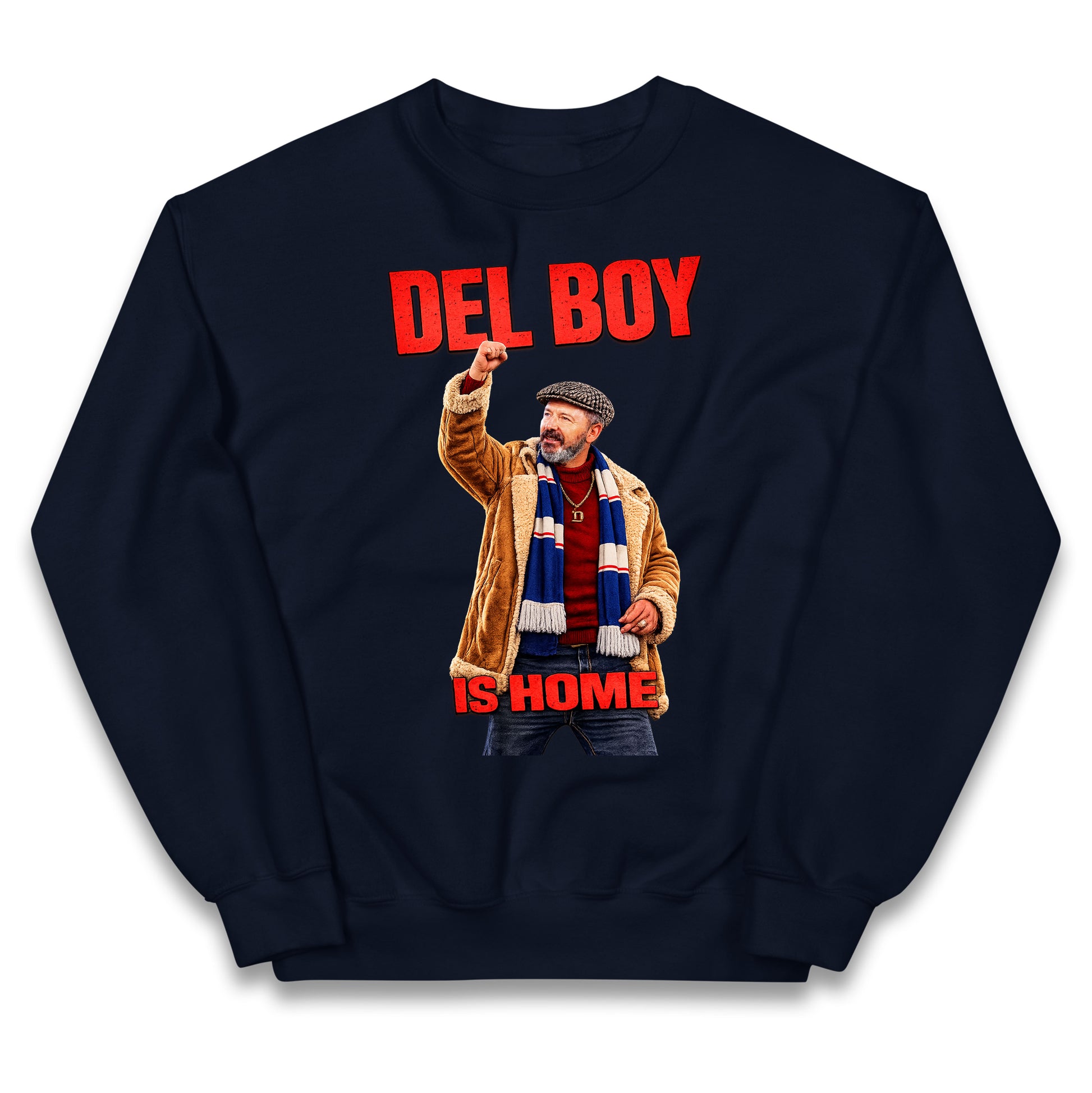 Derek McInnes Rangers Del Boy Football Kids Jumper