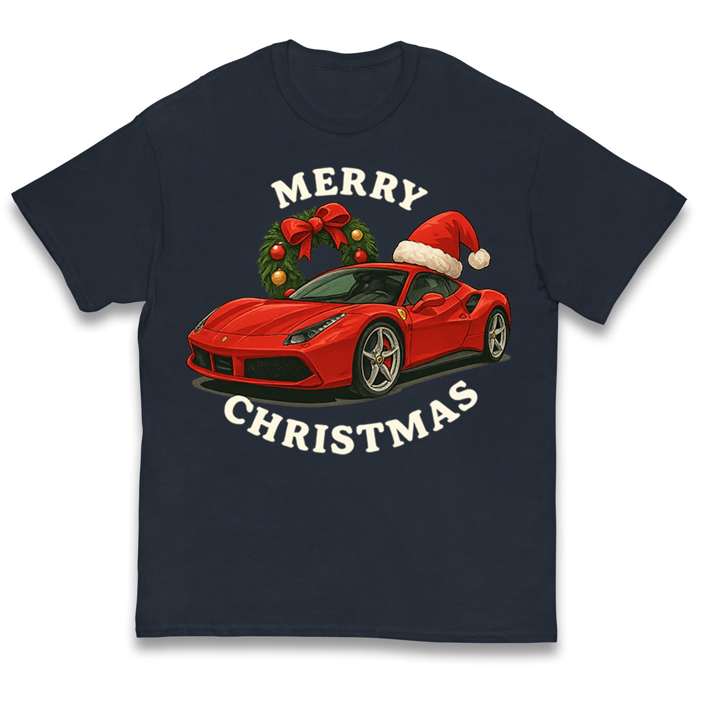 Ferrari Christmas Kids T Shirt