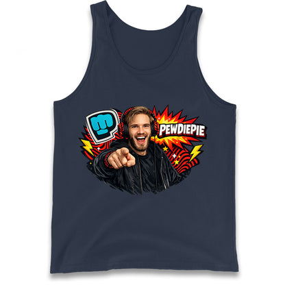 PewDiePie YouTuber Tank Top 