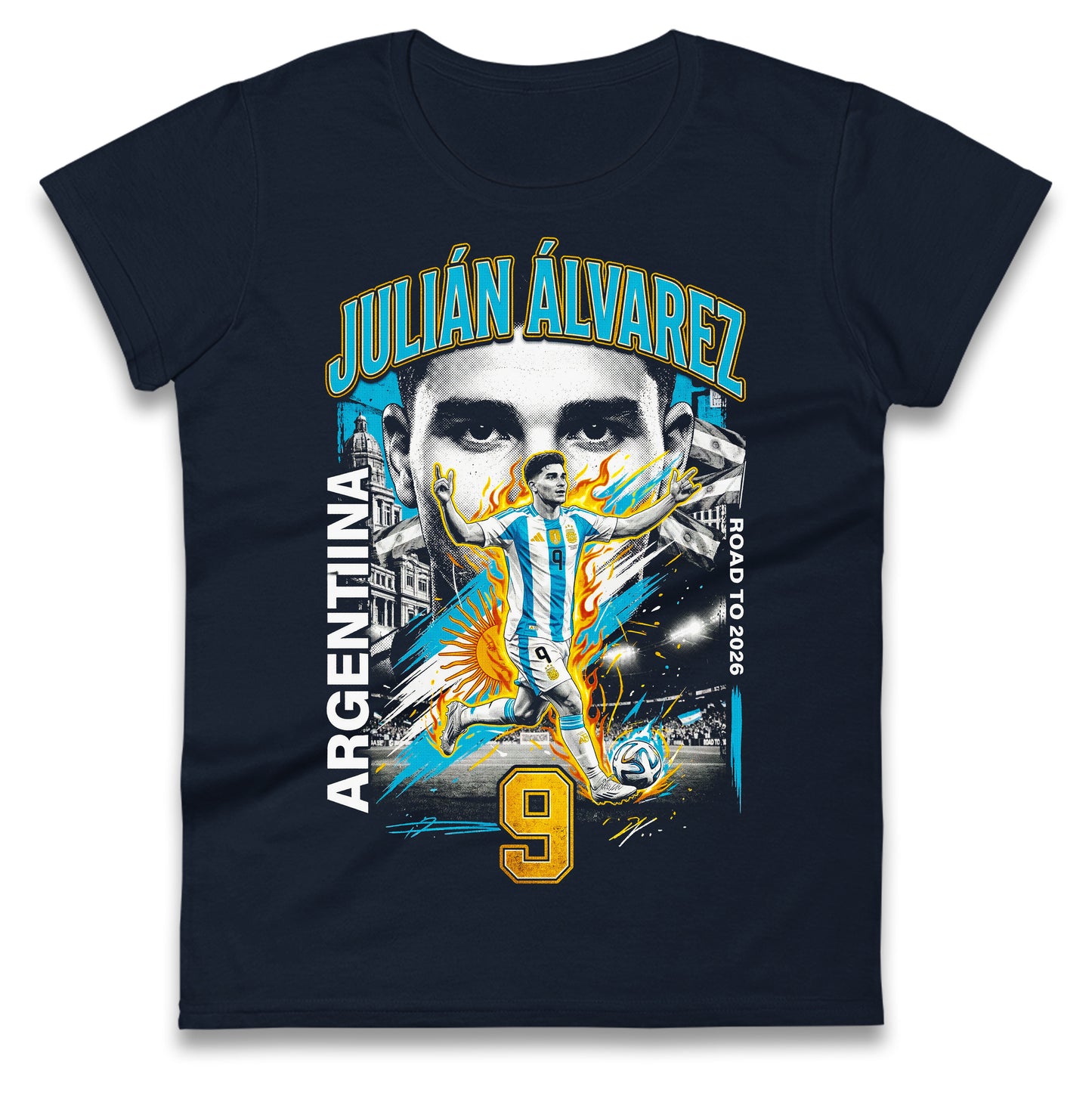 Julian Alvarez Ladies T Shirt