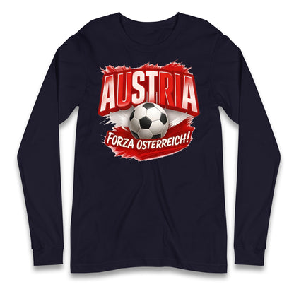 Austria Retro World Cup Longsleeve T Shirt
