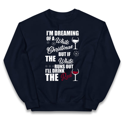 Wine Christmas Kids Jumper