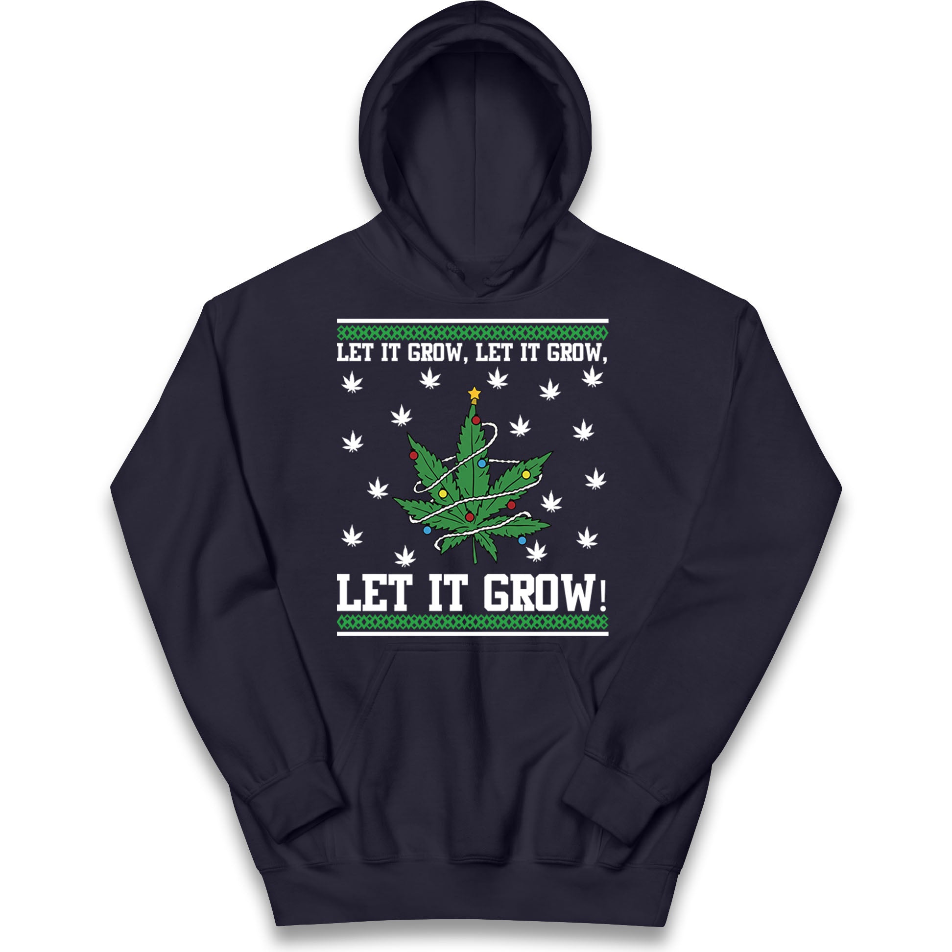 Cannabis Christmas Kids Hoodie