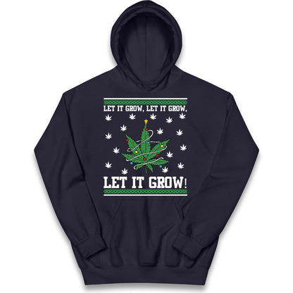 Cannabis Christmas Kids Hoodie