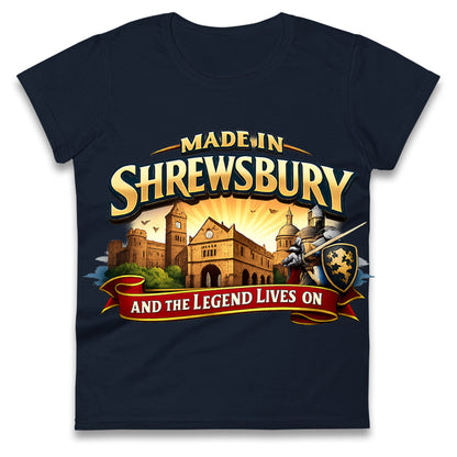 Made in Shrewsbury Ladies T Shirt 
