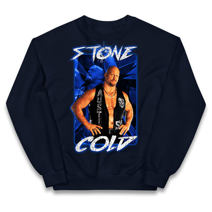 Stone Cold wwe Bootleg Kids Jumper