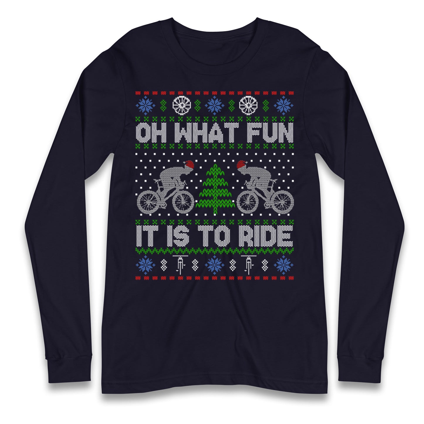 BMX Christmas Longsleeve T Shirt