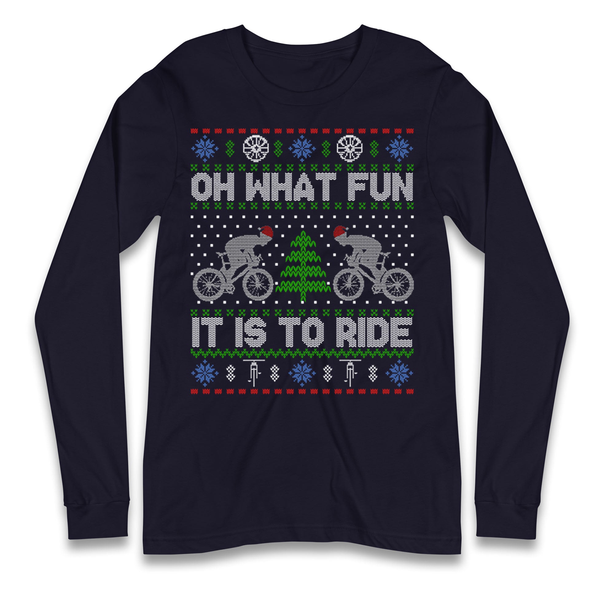 BMX Christmas Longsleeve T Shirt
