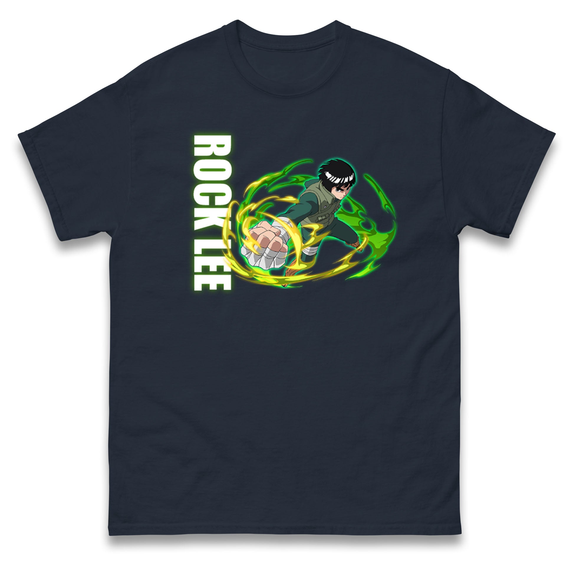 rock lee green beast t shirt