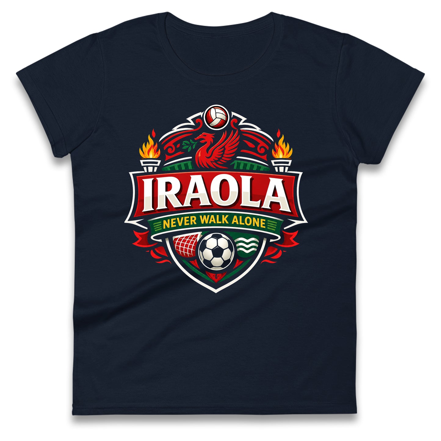 Andoni Iraola Never Walk Alone Ladies T Shirt