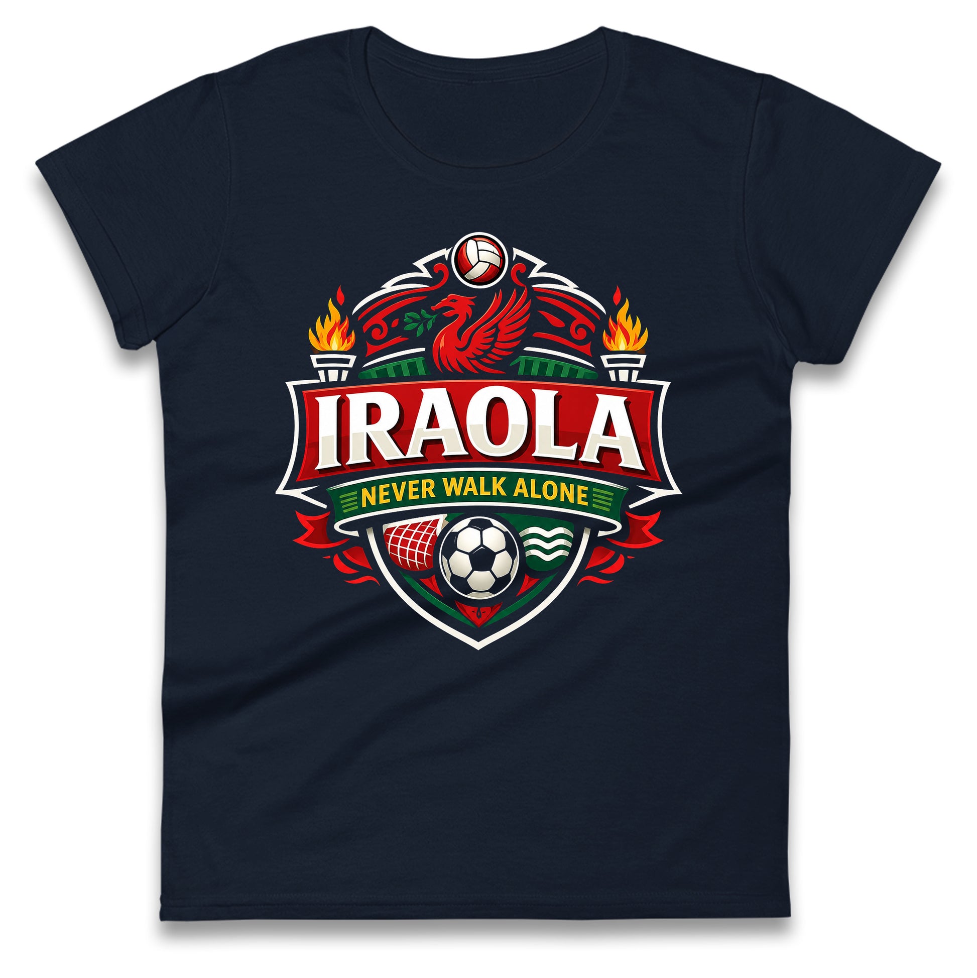 Andoni Iraola Never Walk Alone Ladies T Shirt