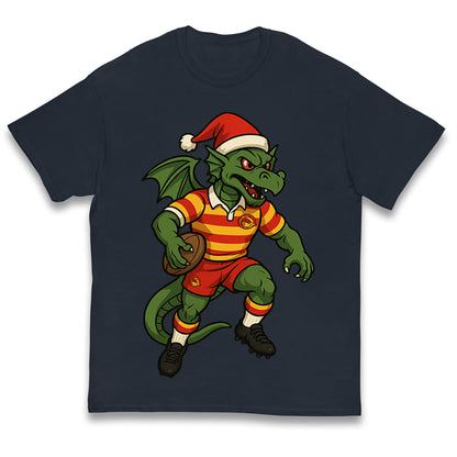 Catalans Dragons Christmas Kids T Shirt