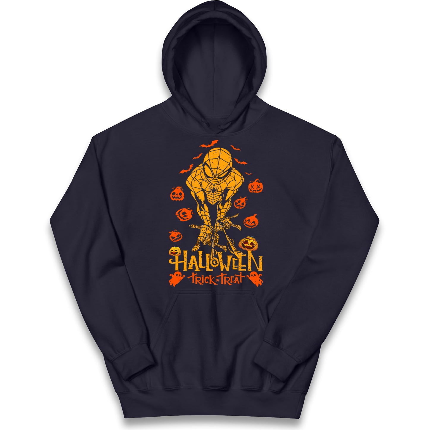 Spiderman Trick Or Treat Halloween Hoodie
