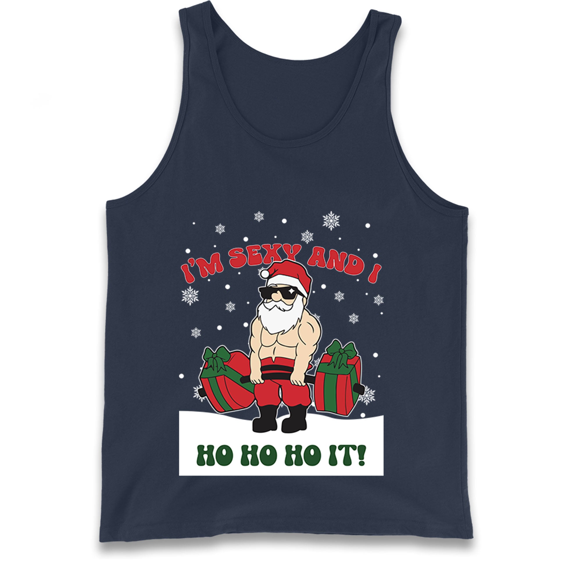 Santa Claus Ho Ho Ho Tank Top