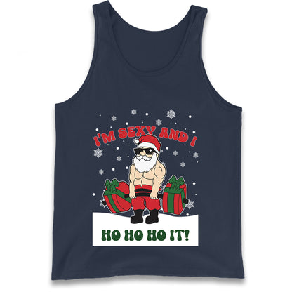 Santa Claus Ho Ho Ho Tank Top