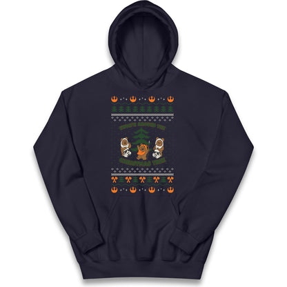 Star Wars Ewoks Christmas Kids Hoodie