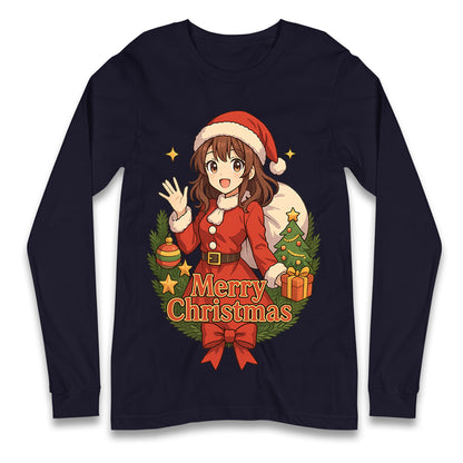 Anime Christmas Longsleeve T Shirt