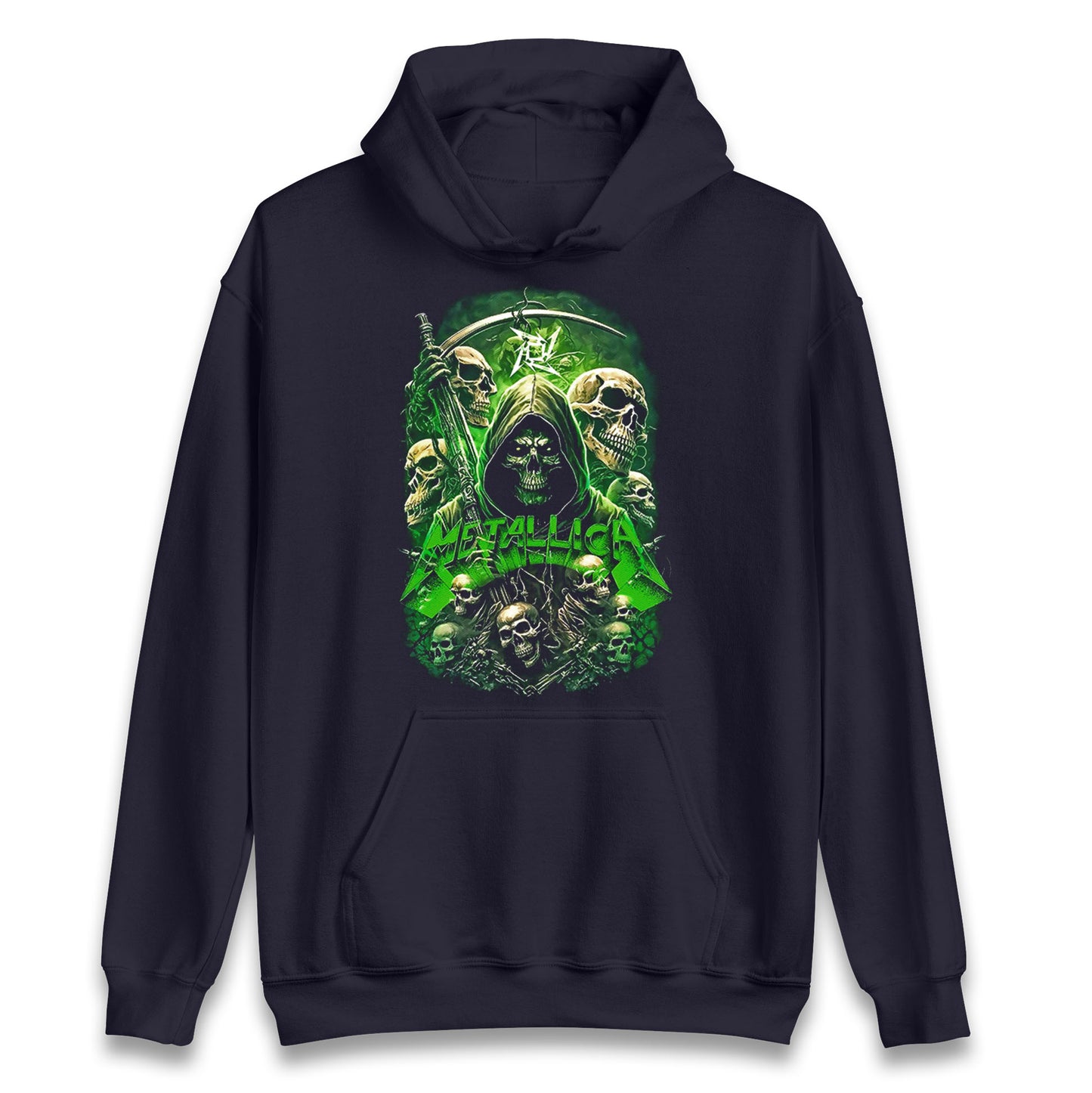 Metallica Green Skulls Hoodie