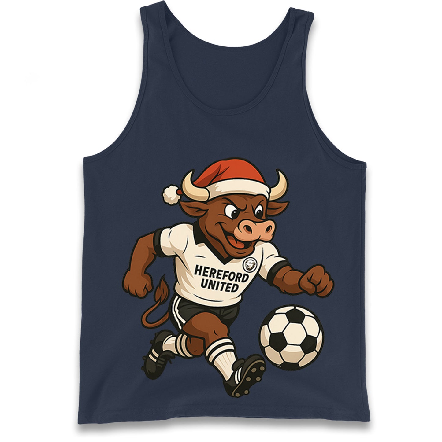 Retro Hereford Christmas Tank Top