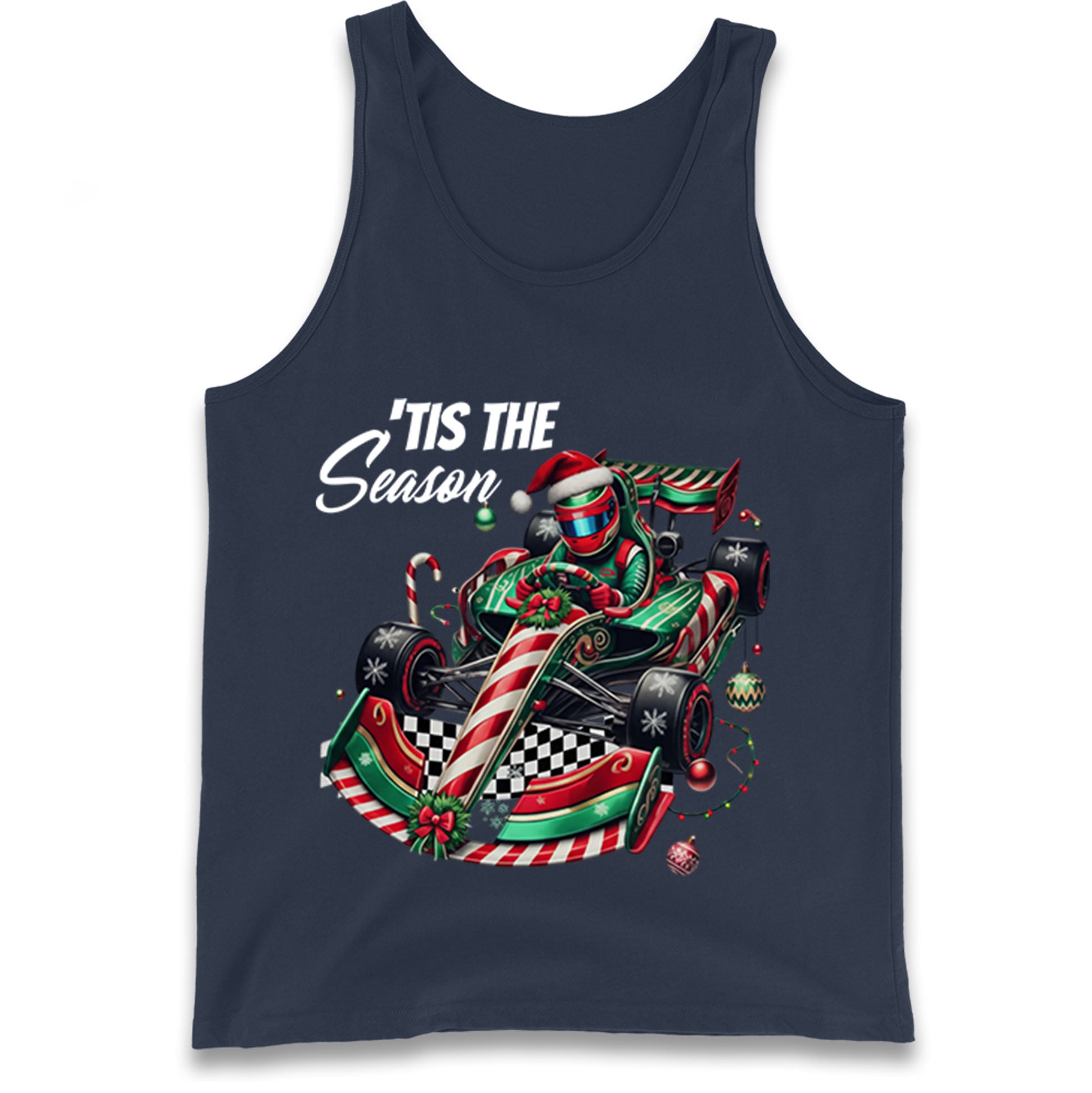 Formula 1 Karting Christmas Tank Top