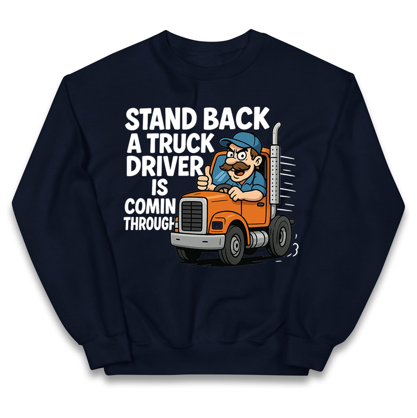 Truck Driver Kids Jumper 