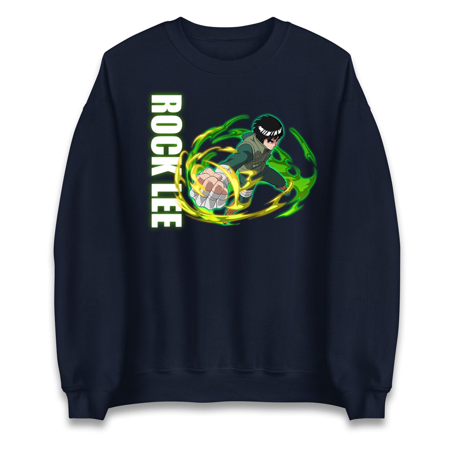 rock lee green beast sweatshirt