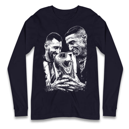 Lionel Messi Angel Di Maria Longsleeve T Shirt